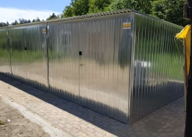 Garáže z pozinkovaného plechu 8