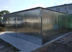 Garáže z pozinkovaného plechu 11