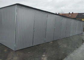 Garáže z pozinkovaného plechu 52