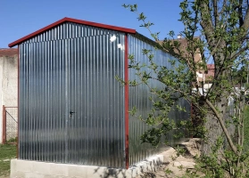 Garáže z pozinkovaného plechu 5