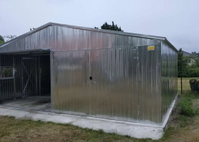 Garáže z pozinkovaného plechu 13