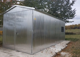 Garáže z pozinkovaného plechu 32