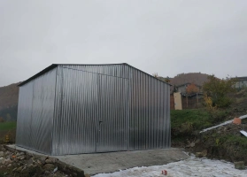 Garáže z pozinkovaného plechu 35