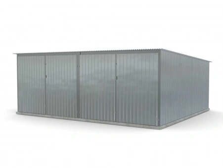 Plechová garáž 6m x 5m - Dvojgaráž